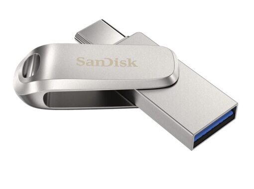 SanDisk 256GB Ultra Dual Drive Luxe USB-C  USB-A Flash Drive Memory Stick 150MB/s USB3.1 Type-C Swivel for Android Smartphones Tablets Macs PCs | SDDDC4-256G-G46 - Image 2