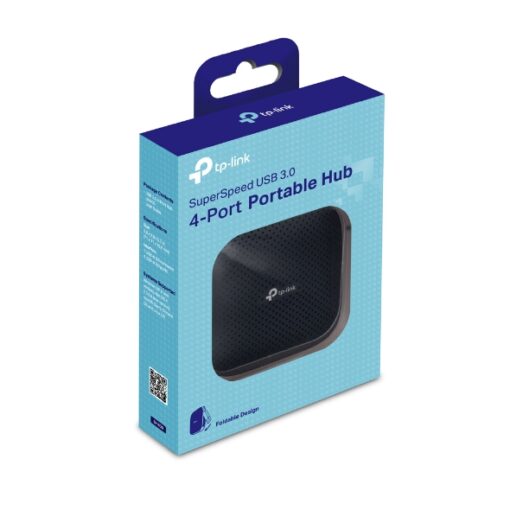 TP-Link UH400 USB3.0 Hub 4 Ports, Portable, Up to 5Gbps, 4 Devices USB3.0 Type A, No Power Adapter Needed | UH400