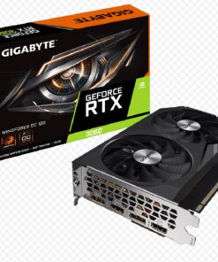 Gigabyte GeForce RTX™ 3060 WINDFORCE OC 12G 1.0 GDDR6 Video Card, 1792 MHz PCI-E 4.0, 1x HDMI 2.1 *2 (rev. 2.0)