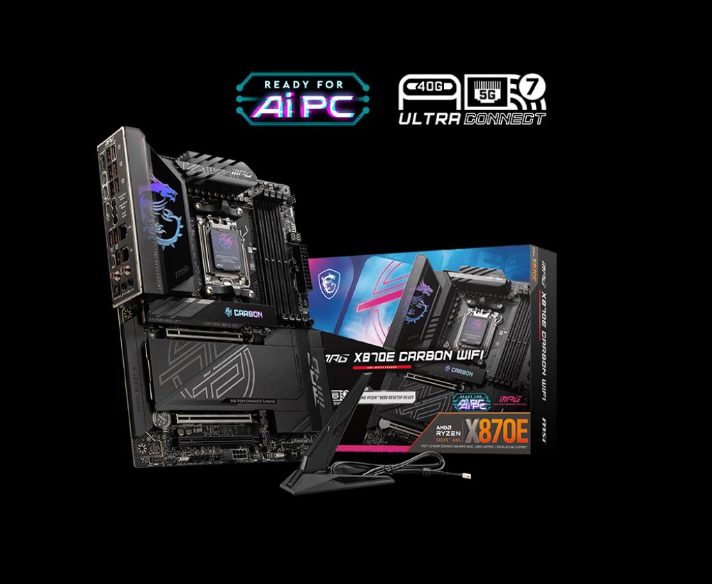 First Image: MPG X870E CARBON WIFI