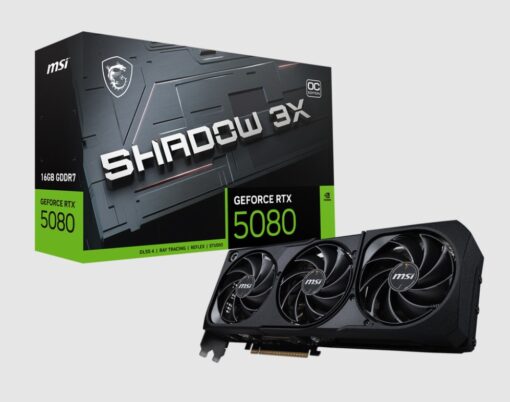 First Image: GeForce RTX 5080 16G SHADOW 3X OC