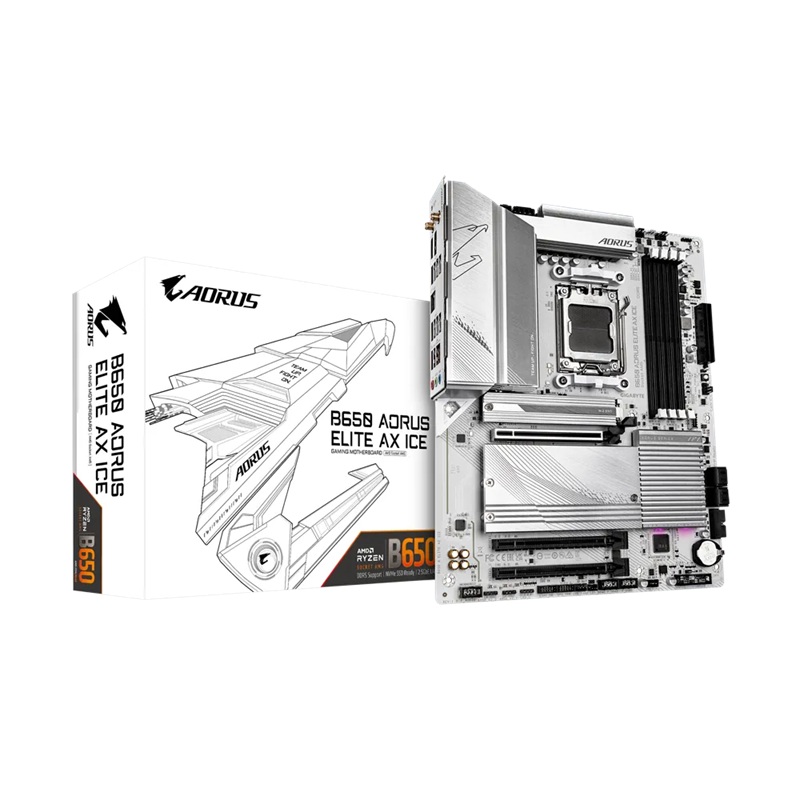 First Image: B650 AORUS ELITE AX ICE