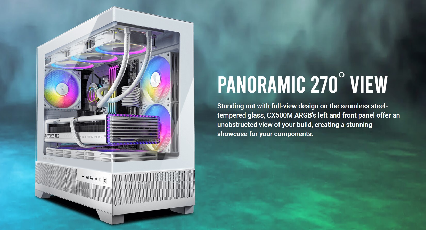 First Image: CX500M ARGB WHITE