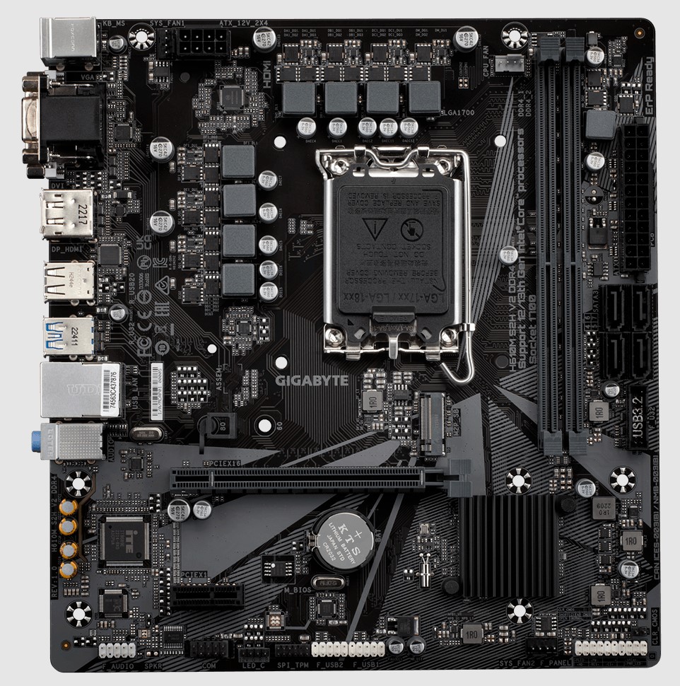 Second Image: H610M S2H V2 DDR4