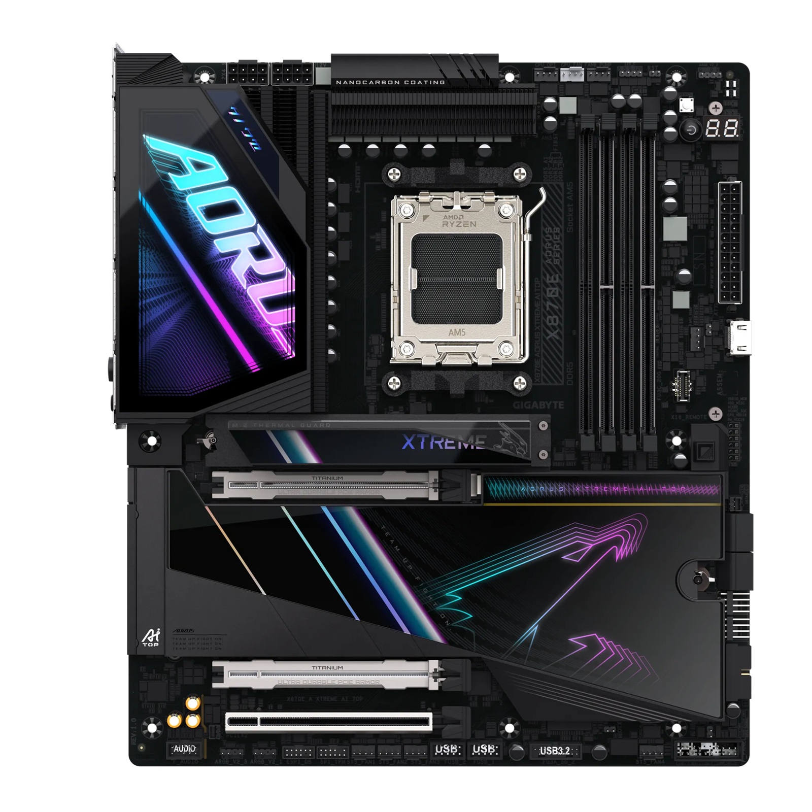 Second Image: X870E AORUS XTREME AI TOP