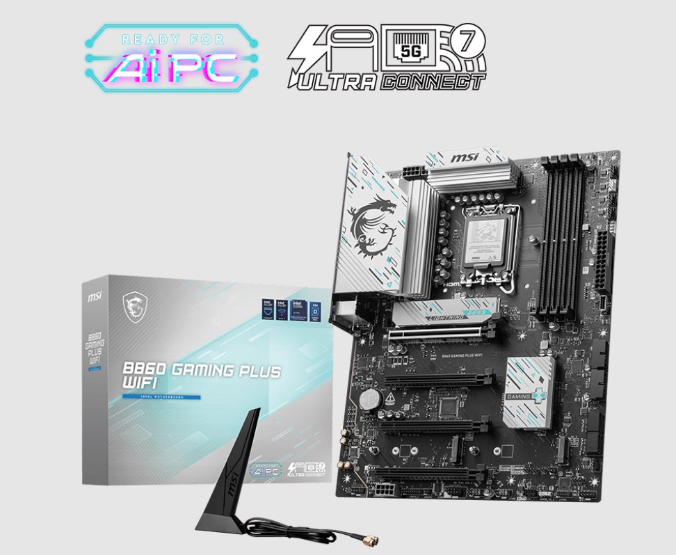 First Image: B860 GAMING PLUS WIFI