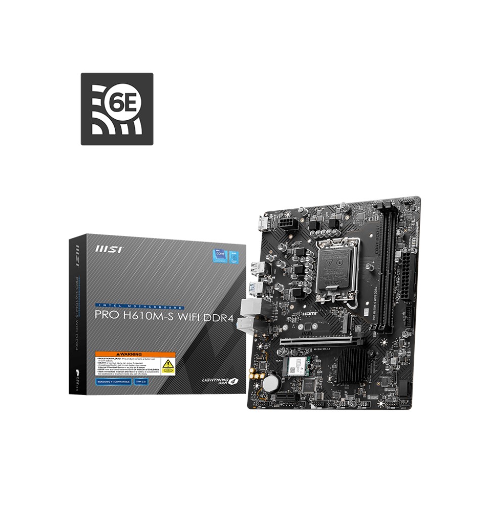 First Image: PRO H610M-S WIFI DDR4