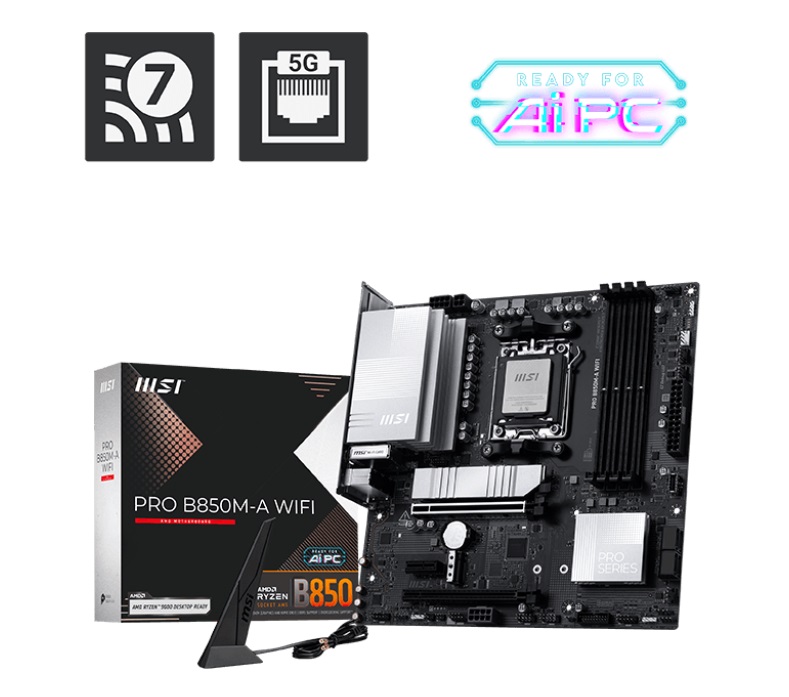 First Image: PRO B850M-A WIFI