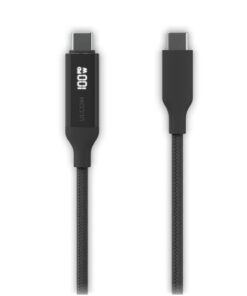 Second Image: UACC-Cable-USB-100W-2M-BK