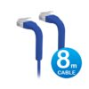 First Image: U-CABLE-PATCH-8M-RJ45-BL