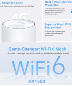 Fourth Image: Deco X10-4G(1-pack)