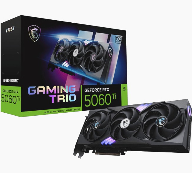 First Image: GeForce RTX 5060 Ti 16G GAMING TRIO OC
