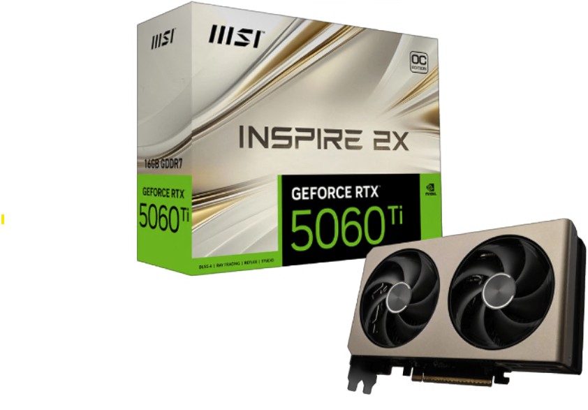 First Image: GeForce RTX 5060 Ti 16G INSPIRE 2X OC