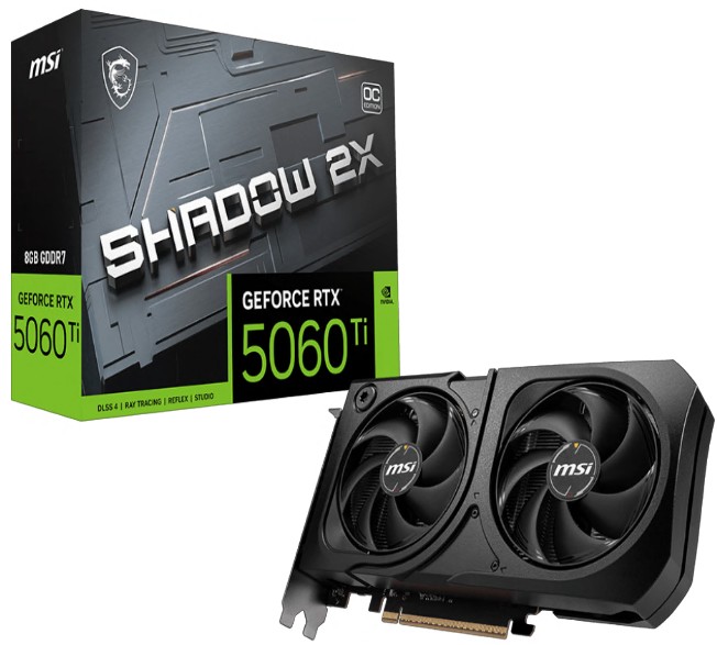 First Image: GeForce RTX 5060 Ti 8G SHADOW 2X OC PLUS
