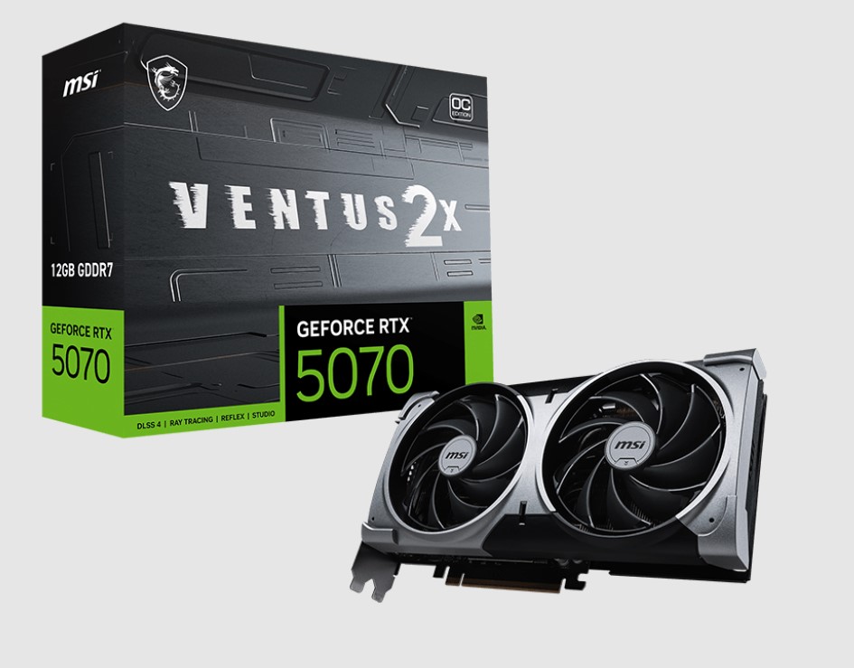 First Image: GeForce RTX 5070 12G VENTUS 2X OC