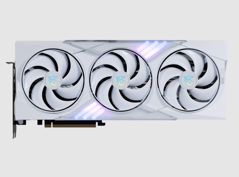 First Image: GeForce RTX 5080 16G GAMING TRIO OC WHITE